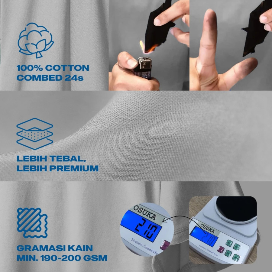 Kaos Polo Pria Lengan Pendek Bahan Katun // Baju Tshirt Kerah Terbaru - samping