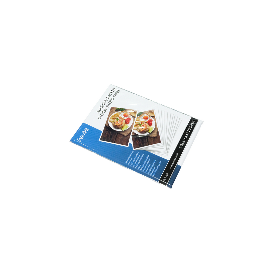 Kertas Sticker Foto (Inkjet Photo Paper) A4 / 135 gsm isi 20 lembar - samping