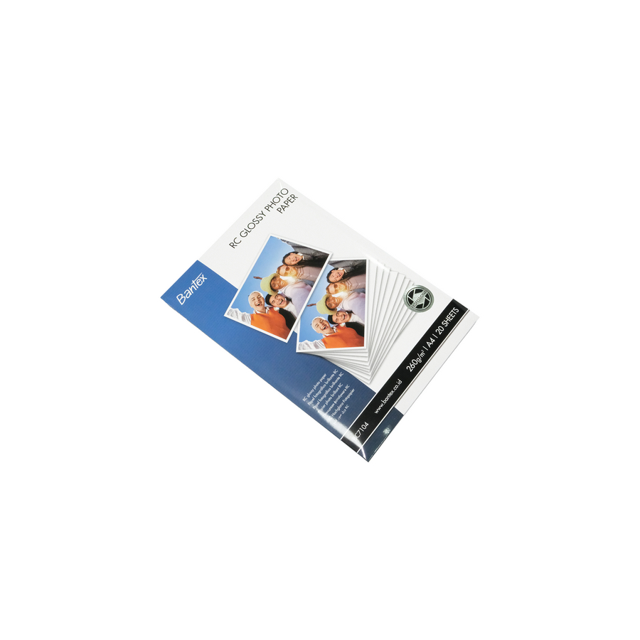 Kertas Foto Lapis Resin (Inkjet Photo Paper) A4 / 260 gsm isi 20 lembar - samping