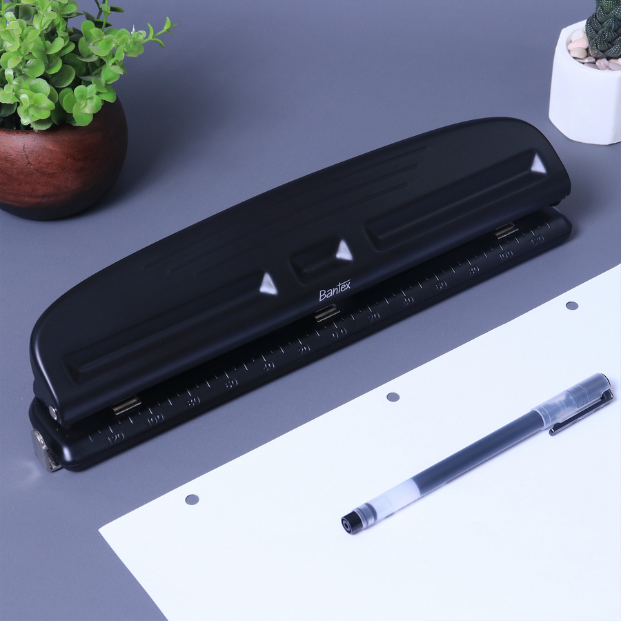 Pembolong kertas (Pervorator) Bantex 3 Hole Punch / Hole diameter Diameter : 6 mm - detail