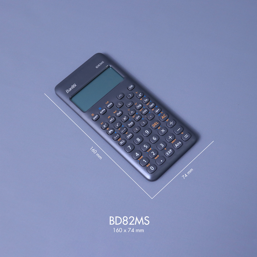 Kalkulator Scientific (240 Fungsi) BD82MS 10+2 Digit / 240 Fungsi - depan
