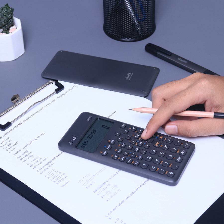 Kalkulator Scientific (240 Fungsi) BD82MS 10+2 Digit / 240 Fungsi - samping