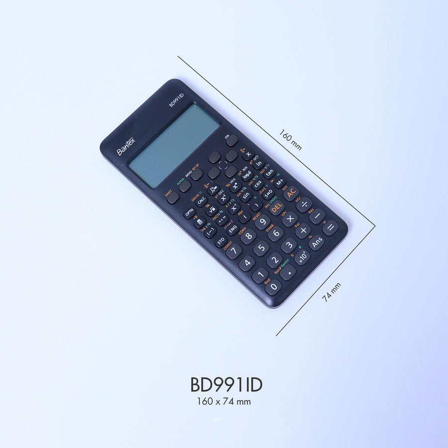 Kalkulator Scientific (552 Fungsi) BD991ID 10+2 Digit / 552 Fungsi - depan
