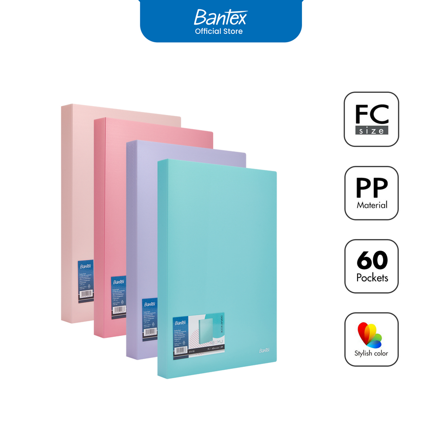 Display Book Folio Folio Bantex Bahan PP isi 60 pocket - utama
