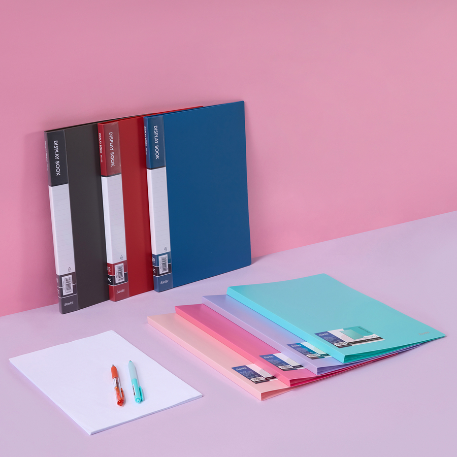 Display Book Folio Folio Bantex Bahan PP isi 60 pocket - depan