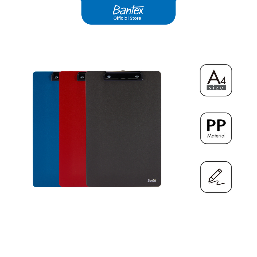 Clip Board Setara Bantex Bahan  PP Ukuran A4 - utama