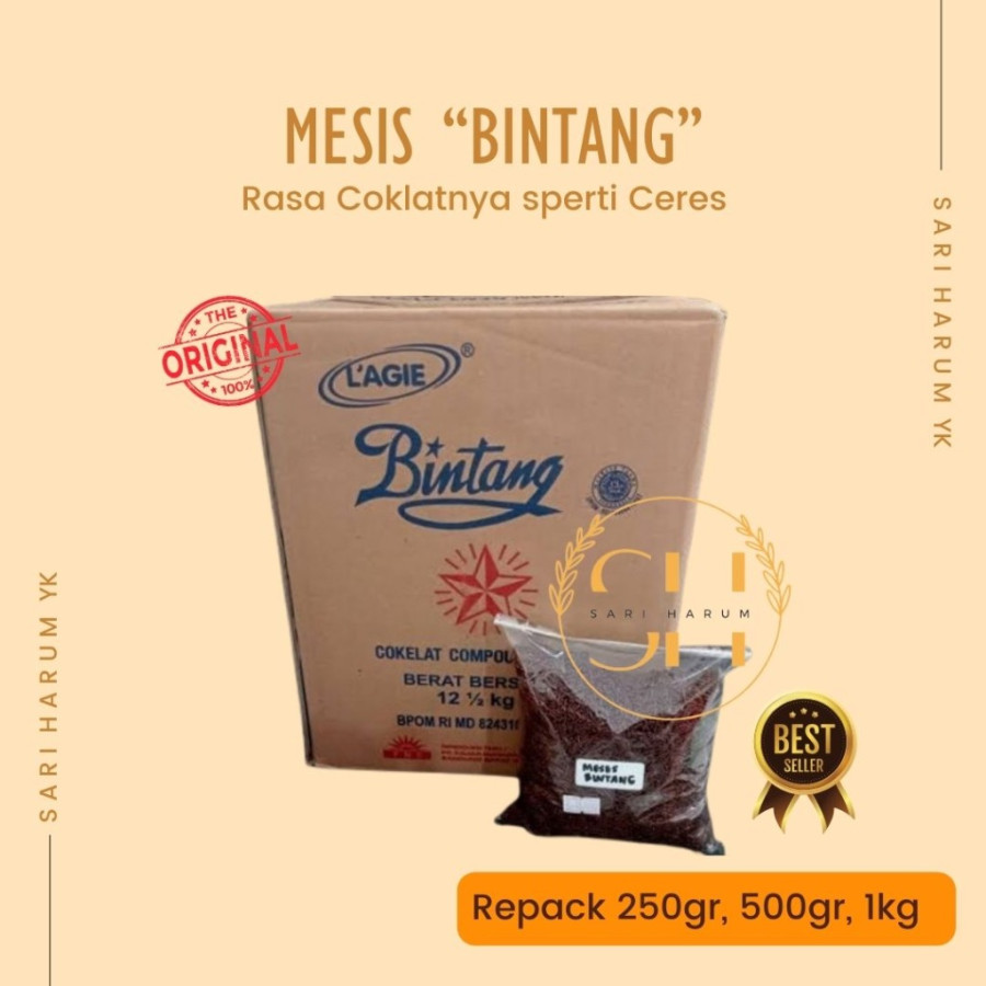Meses Coklat Bintang 1 kg - depan