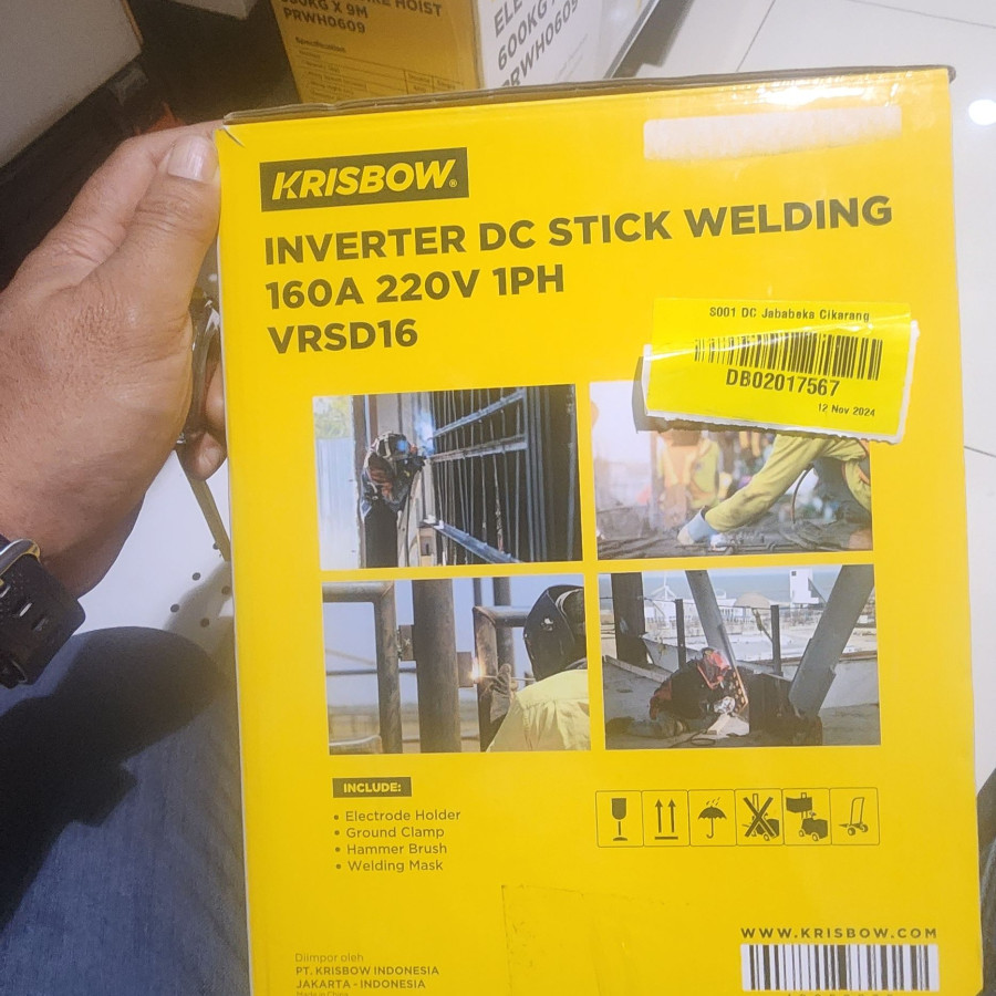 AZCO Krisbow Las Listrik 160 A - samping