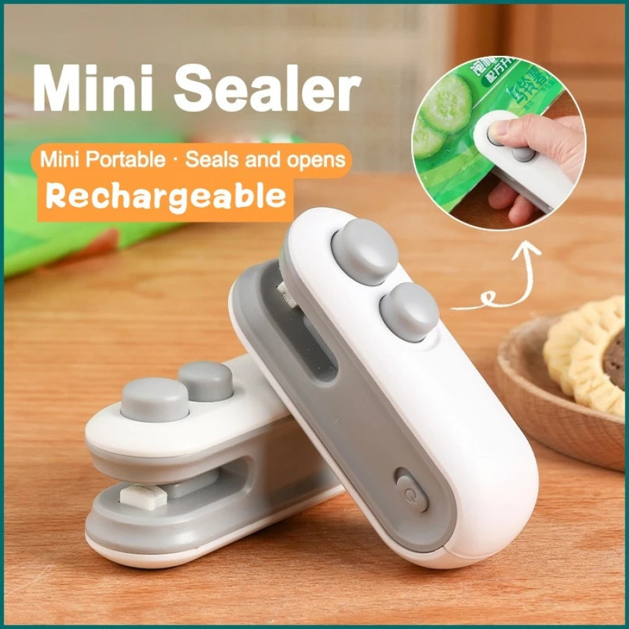 Portable Mini Sealing Machine Mini Charging Sealer Plastic Sealer Alat Press Plastik