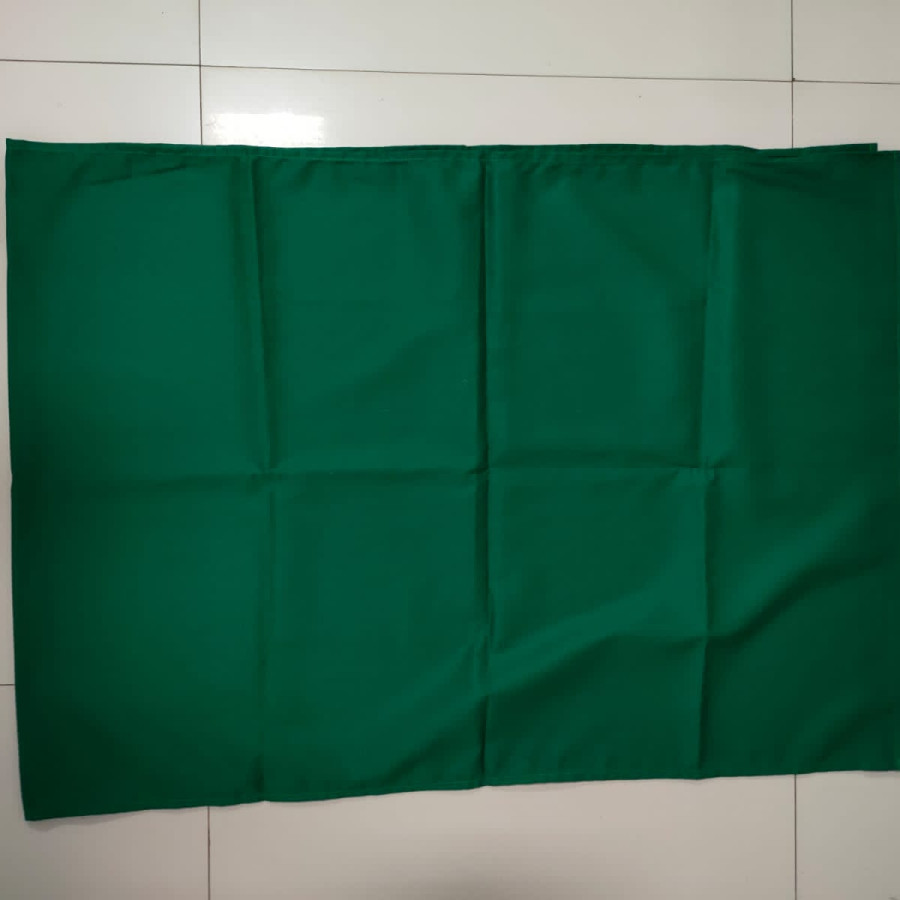 Duk Bungkus Kom Hijau dobel - detail