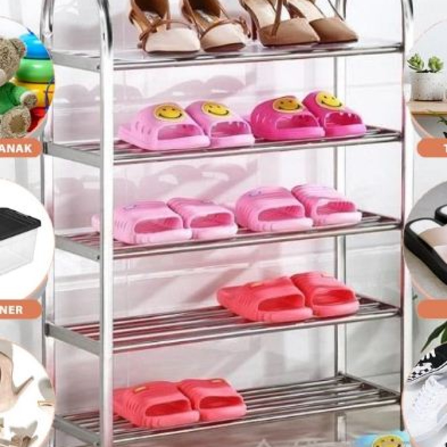 Rak Sepatu Stainless Steel