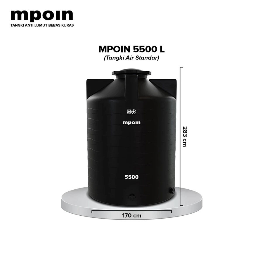 Tandon Air Mpoin 55000 Liter - depan