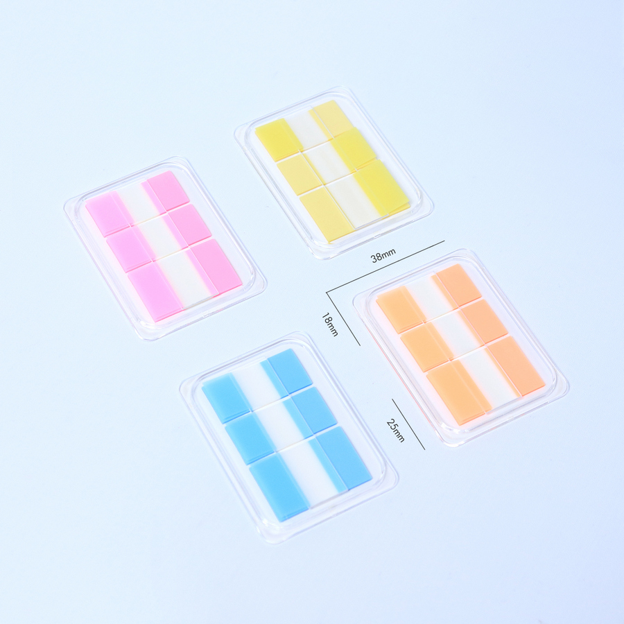 Pembatas/Penanda Halaman Bantex Index Tab Isi 40 lembar (38 x 18 mm) - depan
