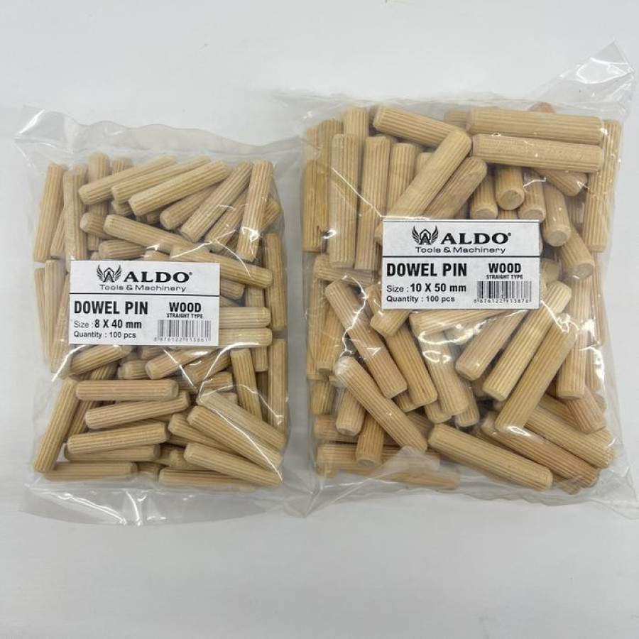 Dowel Pin Kayu 6MM / 8MM / 10MM - 6MM X 40MM