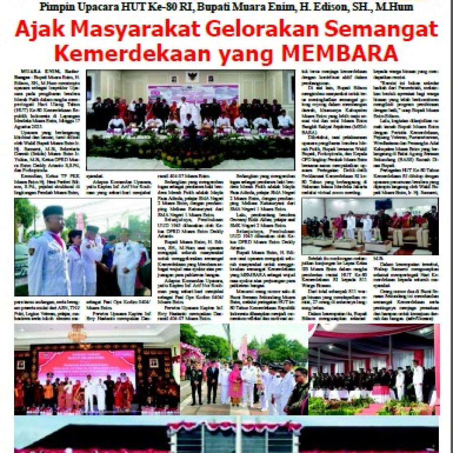 JASA PUBLIKASI MEDIA CETAK BERWARNA 1/4 Halaman