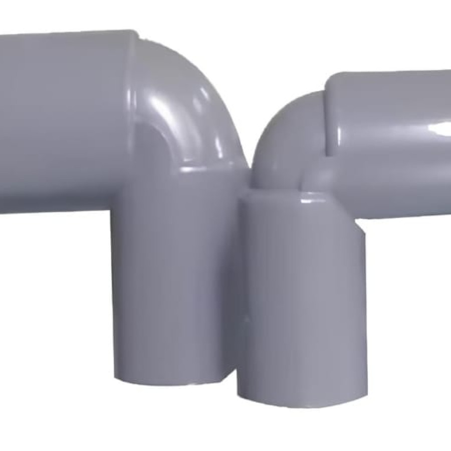 Sambungan pipa L PVC  merk SSBO