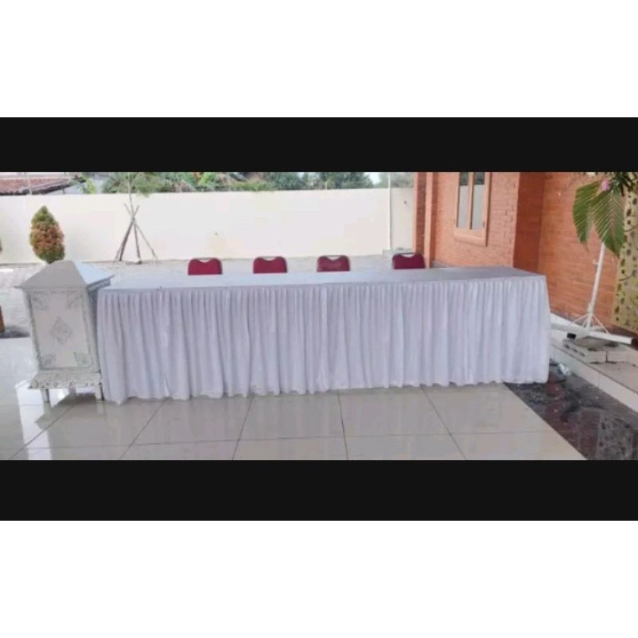Sewa Meja Kotak Lipat + Cover