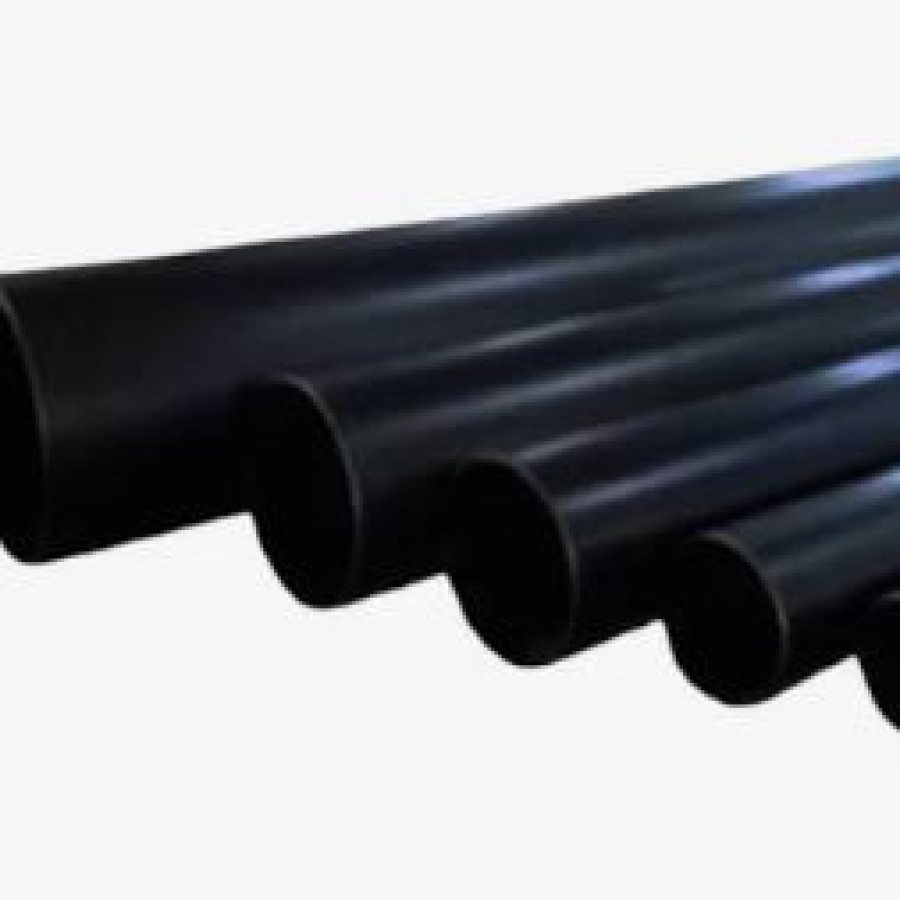 Pipa Hitam Dia 0.5"  tebal 1.4 mm Panjang 6 Meter - depan