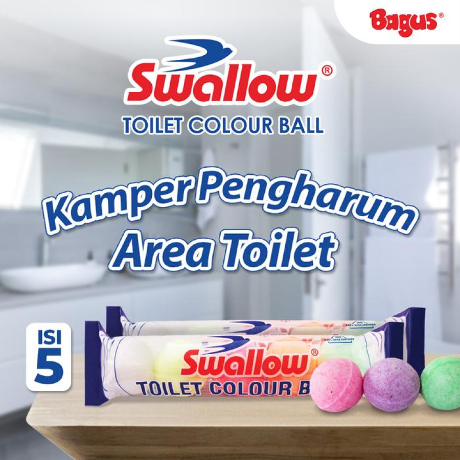 Swallow Kamper Toilet Colour Ball isi 5 Pcs - utama