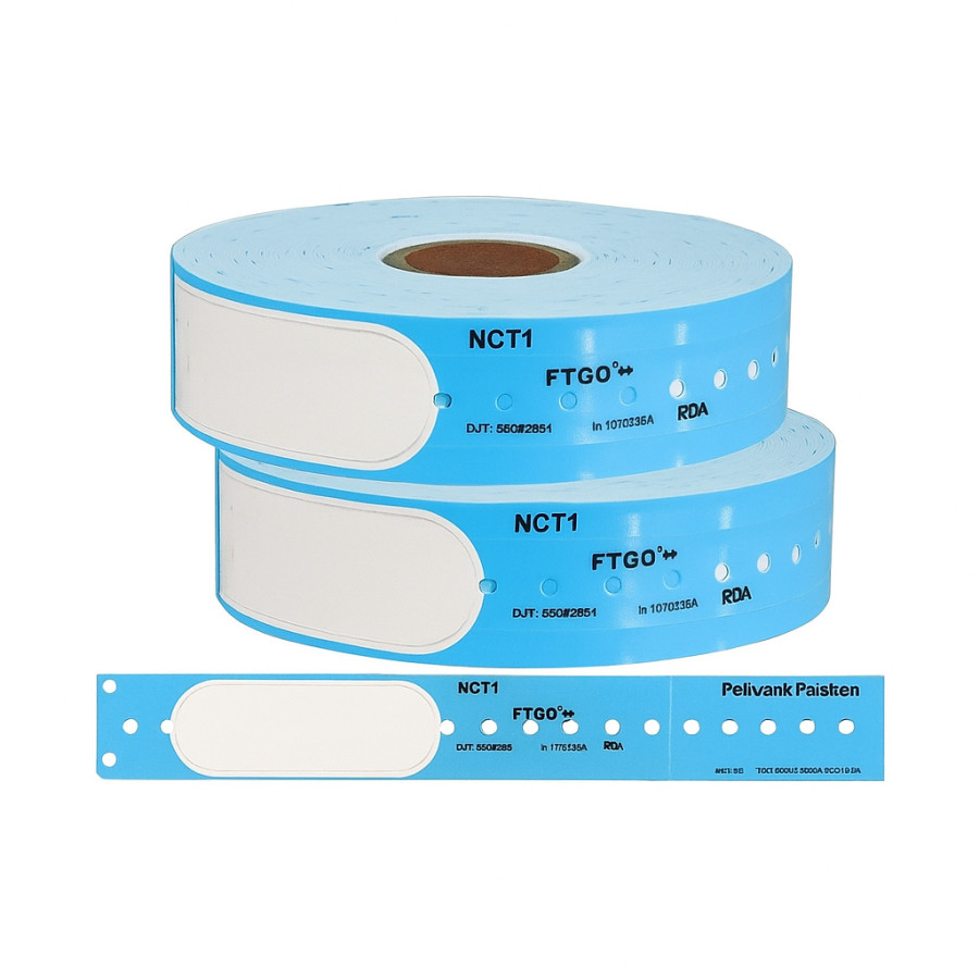 Gelang ID Barcode FTGO NCT 1 Biru