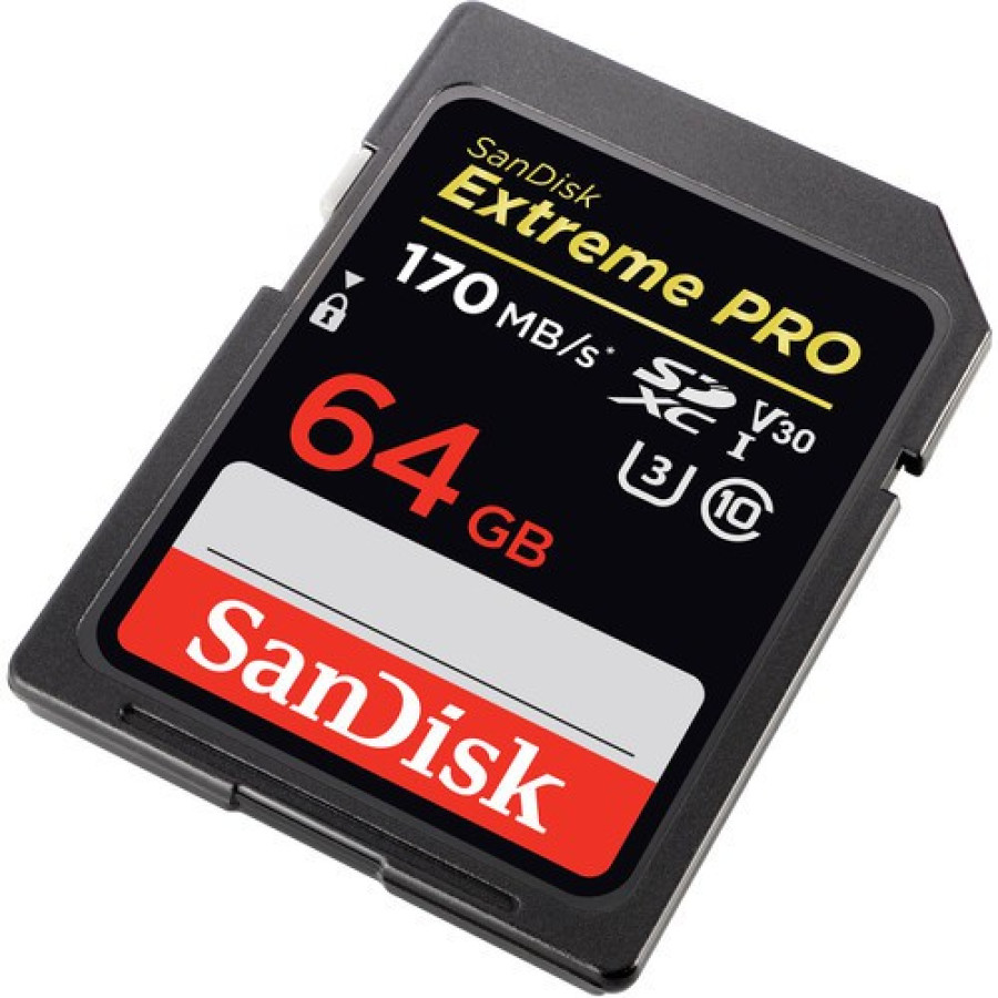 Memory Kamera Sandisk 64 gb - depan