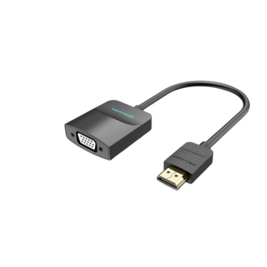 VENTION HDMI to VGA Converter without Power & Audio Out PVC - Black [74345]