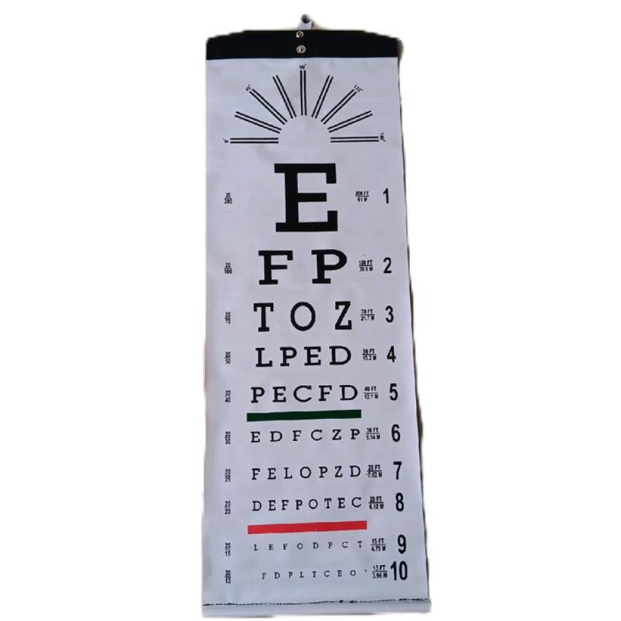 Snellen Chart - Tes Ketajaman Mata - depan