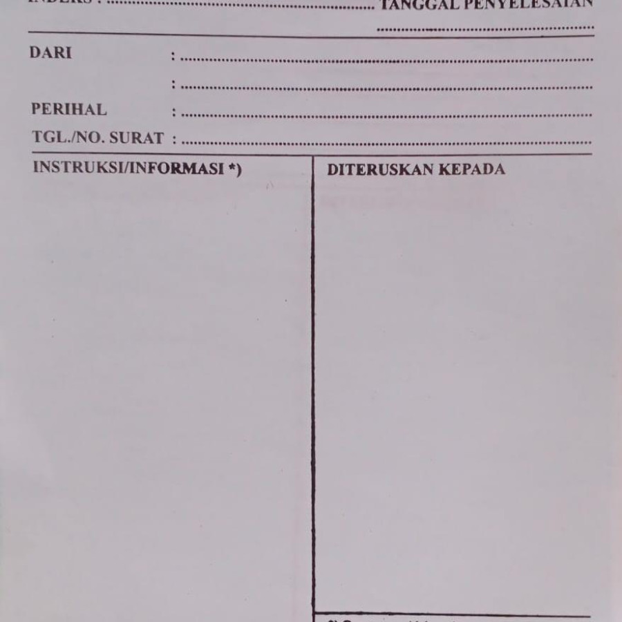 Cetak Disposisi - utama