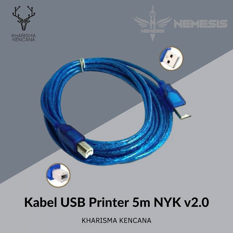 NYK - Kabel USB Printer 5M - detail