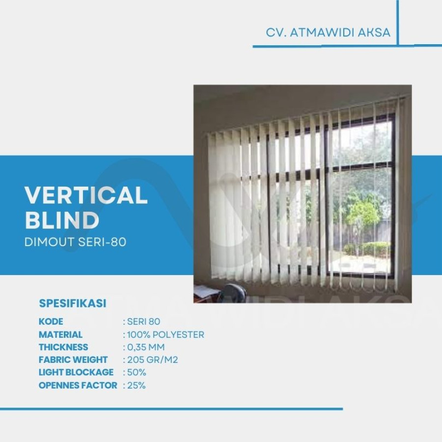 Vertical Blind Dimout Seri-80