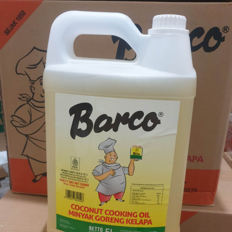 Minyak Goreng Kelapa Barco 5 Liter