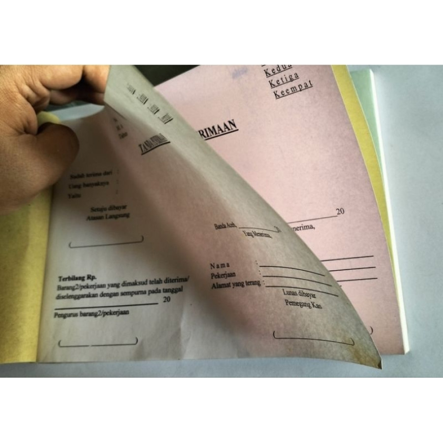 Kwitansi NCR 3PLY - depan