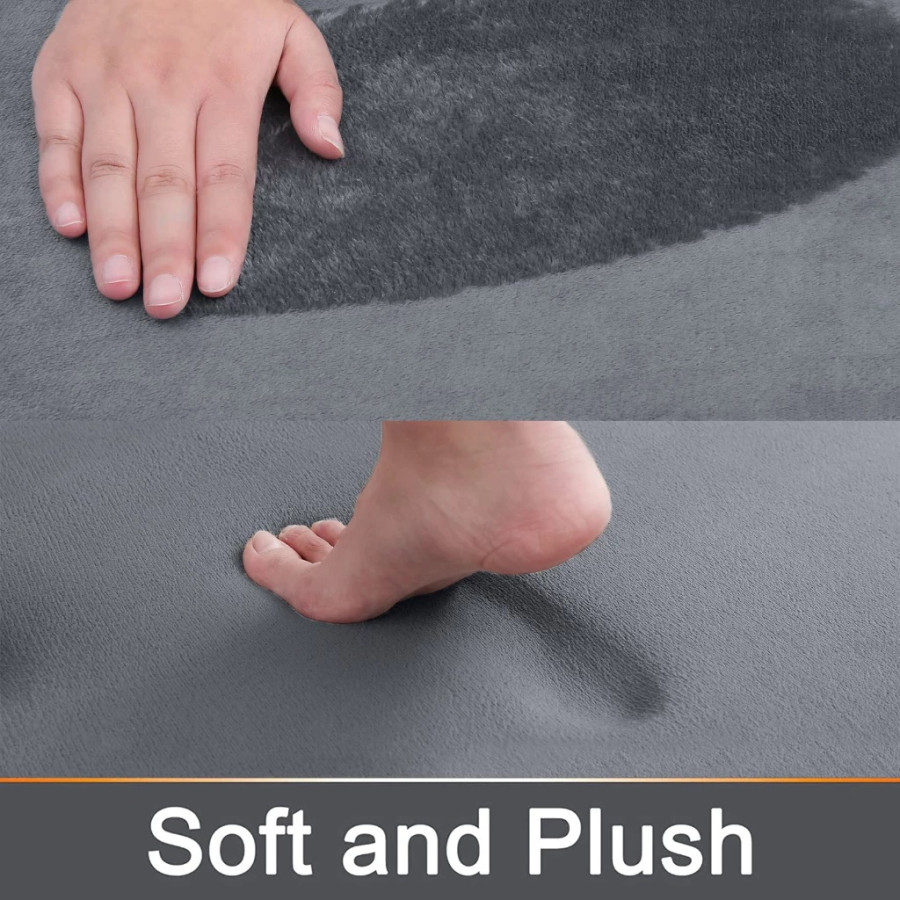 Keset Kaki Anti Slip Serap Air Memory Foam Anti Slip Super 80x50cm - depan