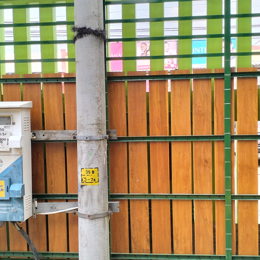 Pasang rell pintu geser + aksesoris per set