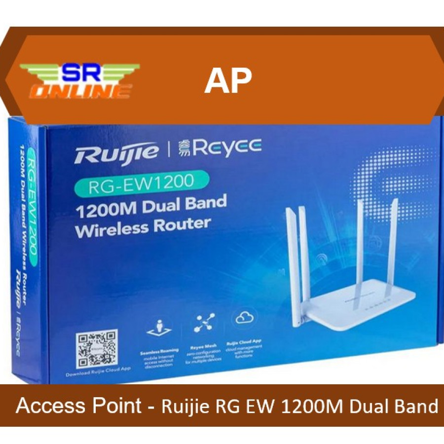 Access Point - Ruijie RG EW 1200M Dual Band - depan
