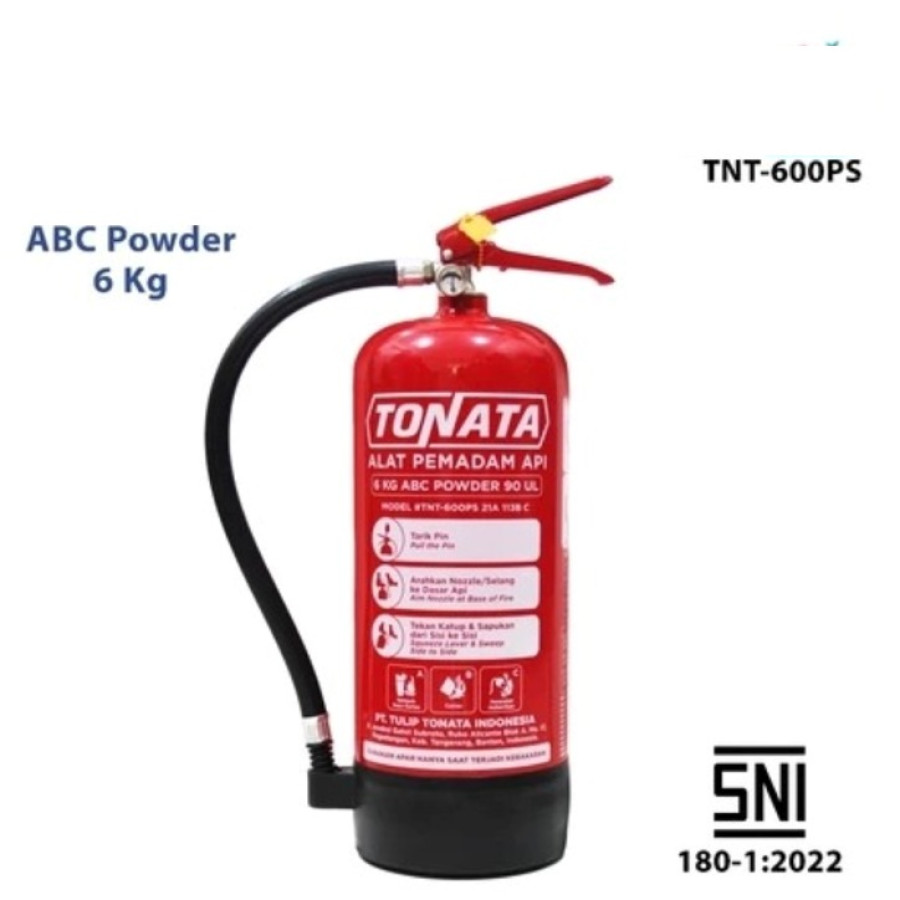 Tabung APAR Tonata ABC Powder 6kg SNI termasuk Box - utama