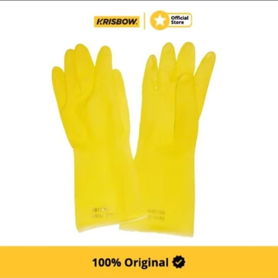 Sarung tangan Krisbow Latex ukuran L
