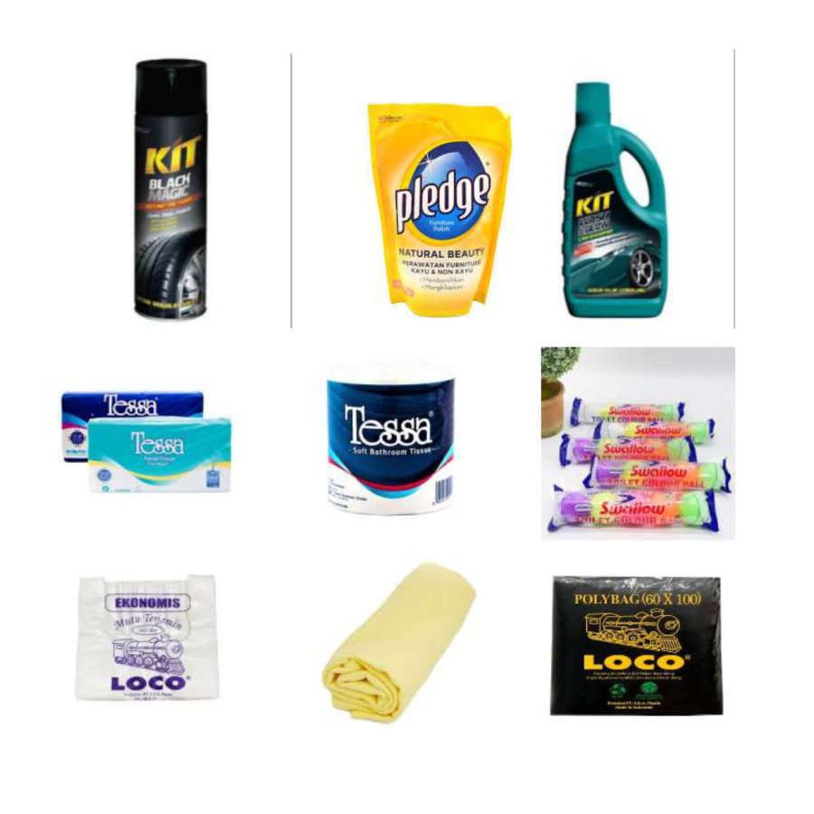 Paket Belanja Alat / Bahan Kebersihan - depan