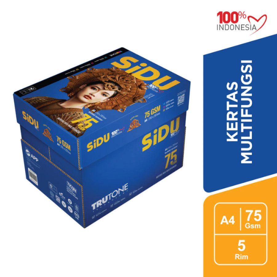 SINAR DUNIA Kertas HVS A4 75GSM (Dus) - depan