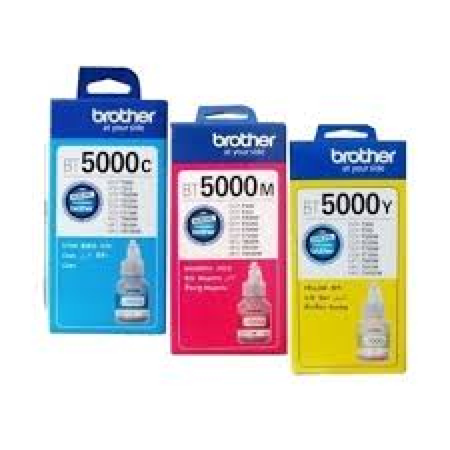 Tinta Printer Brother Warna C/M/Y BT 5000 - depan