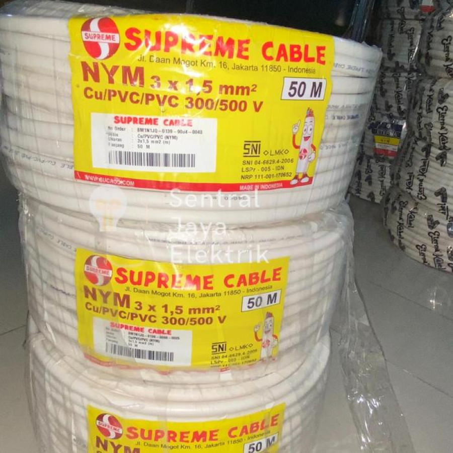 KABEL NYM 3x1.5 3x1,5 mm 50M SUPREME