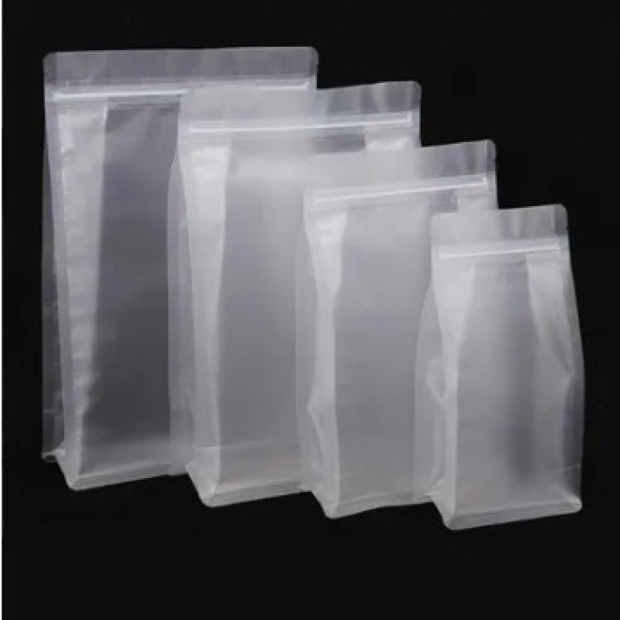 Standing Pouch Mate Transparan - depan