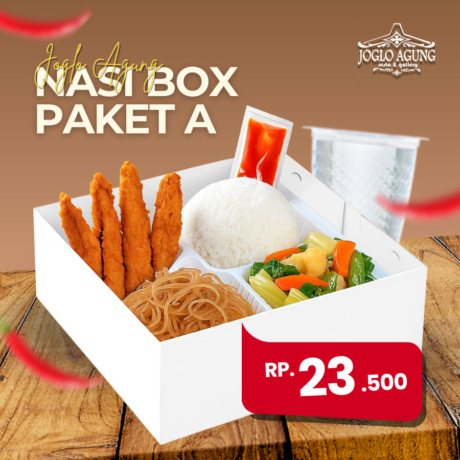 Nasi Kotak Joglo Agung (Paket A)