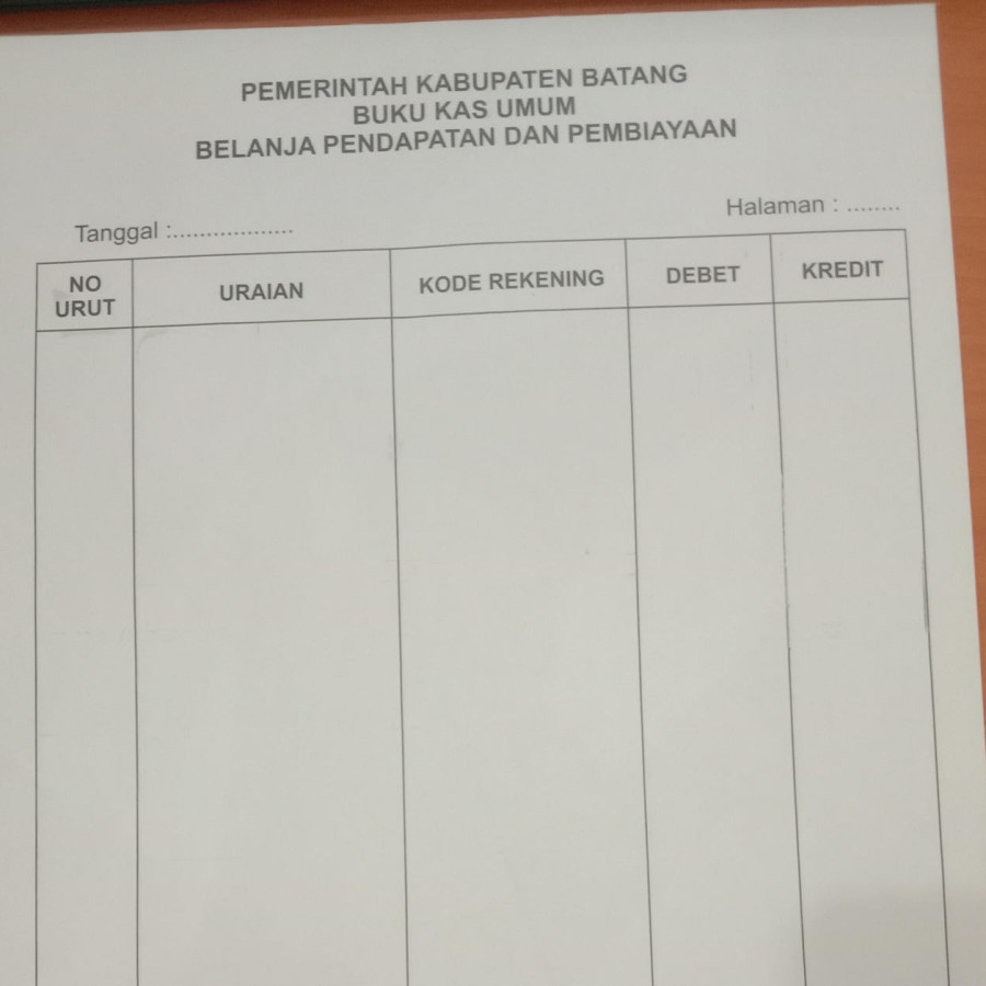 BUKU KAS UMUM