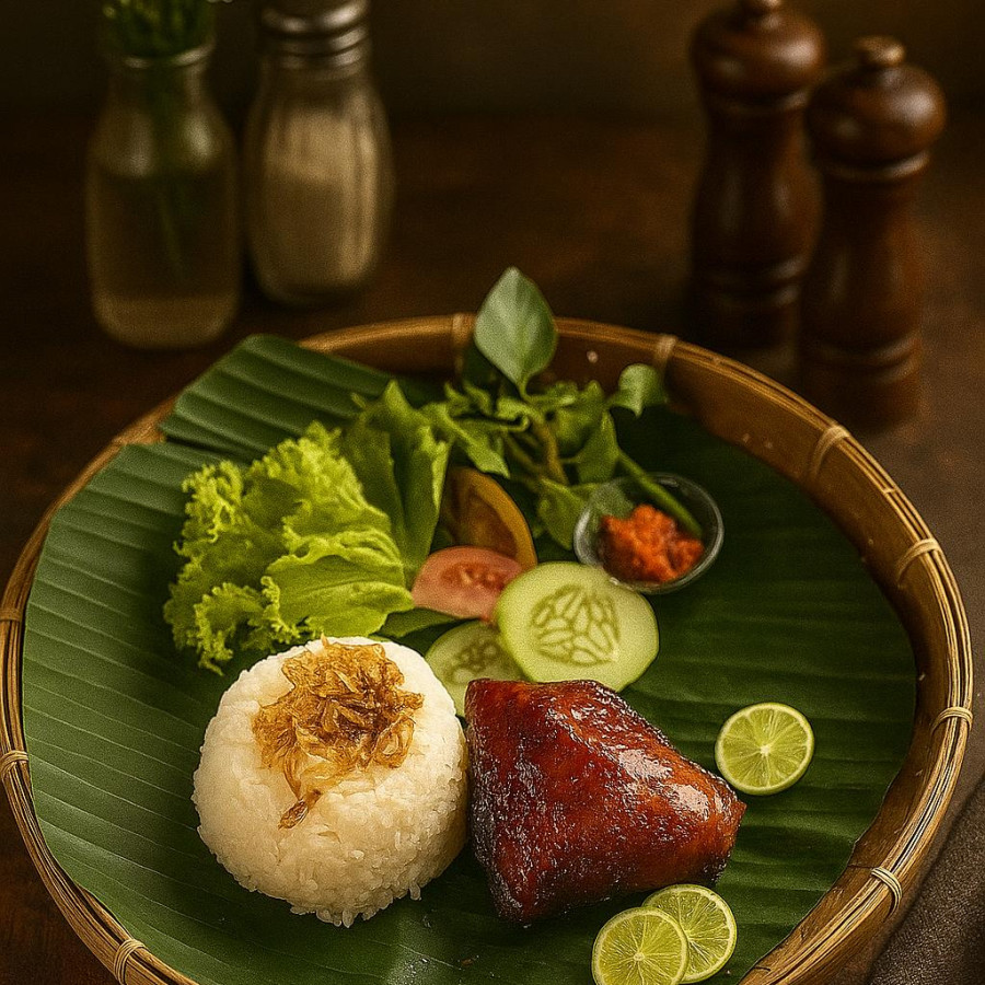 Nasi Ayam Bakar - detail