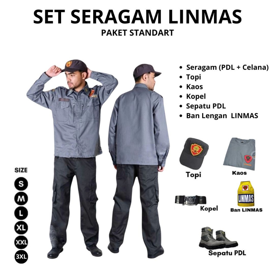 Set Seragam LINMAS Paket Standart - utama