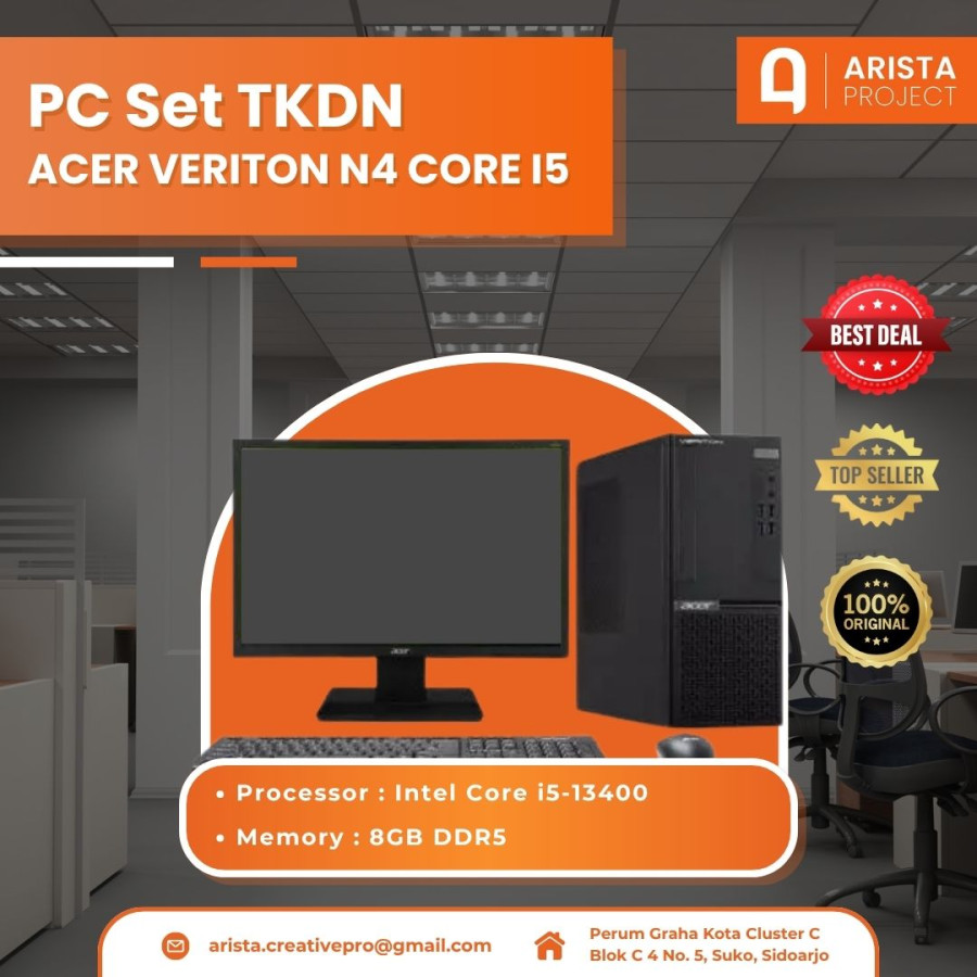 PC TKDN Set Acer Veriton N4 Core-i5 (VN4/0016) Core i5