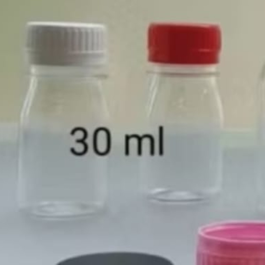 botol plastik 30 ml - detail