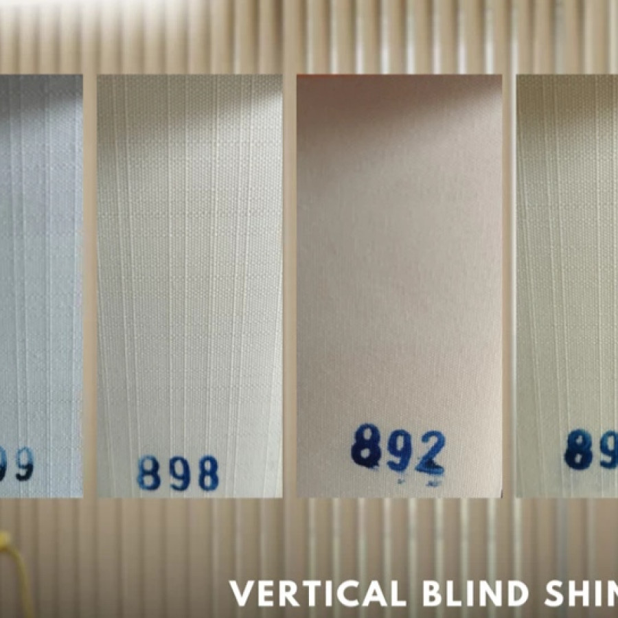 Tirai Vertikal Blind - Blackout Shinichi - depan