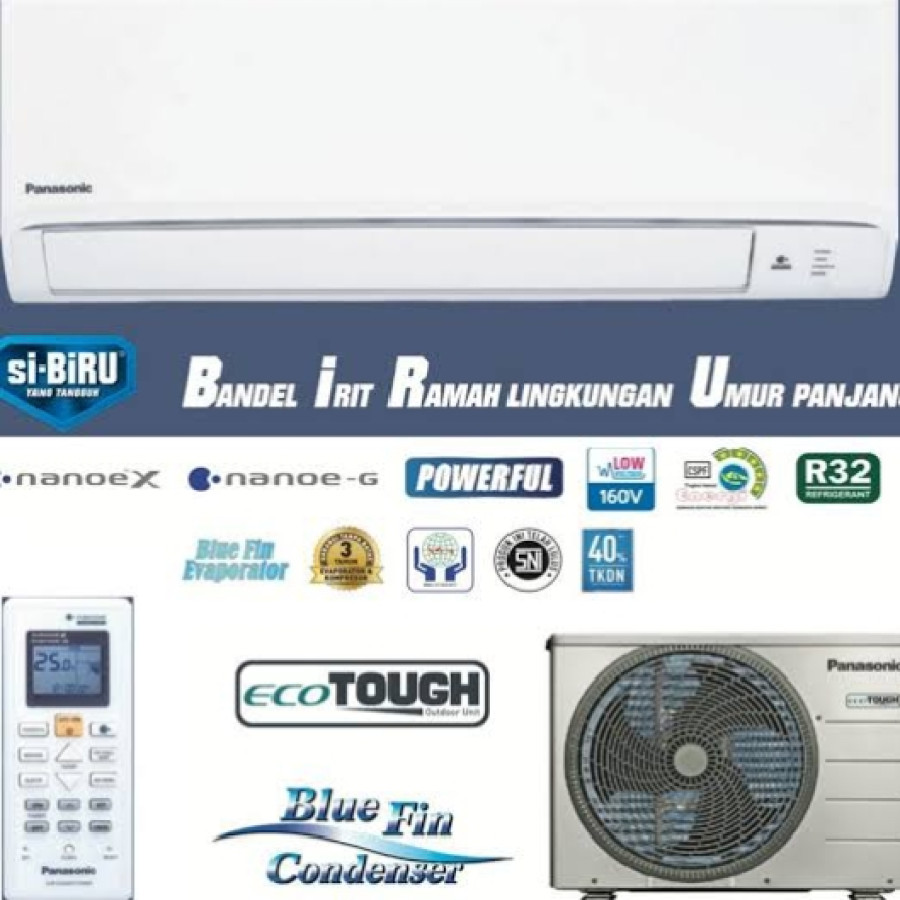 AC 2 PK PANASONIC CS-PN18 AKJ STANDART - utama